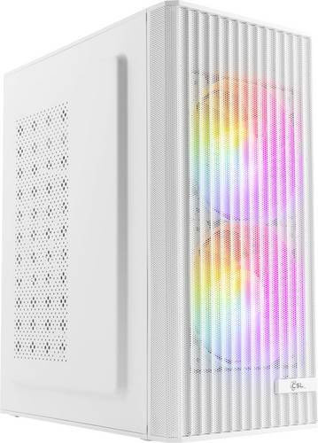 CSL Computer Gaming PC M13370H Desktop PC in Weiß mit AMD Ryzen 5 5500, 16GB RAM, 500GB SSD und Nvidia RTX 3050 6GB GDDR6 unter Windows - Bild 1