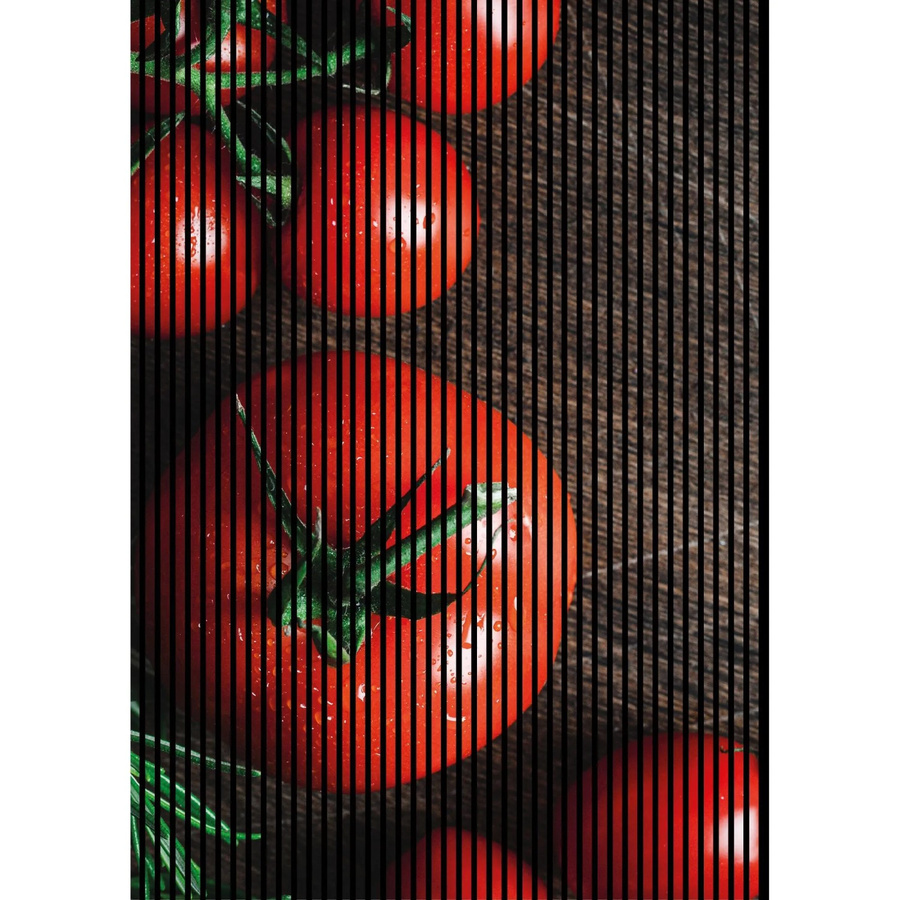 FN Acustico Akustikplatte Tomaten in Bunt aus PET und MDF, H x B x T: 2.400 x 1.693 x 19 mm - Bild 2