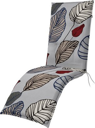 DOPPLER Liegenauflage Living aus Baumwolle in Grau, L x B x H: 170 x 48 x 6 cm - Bild 1