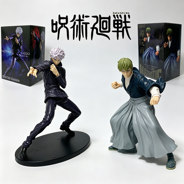Bandai Jujutsu Kaisen Gojo Satoru Naoya Zenin Kampfpose Statue, PVC-Figur - Bild 1