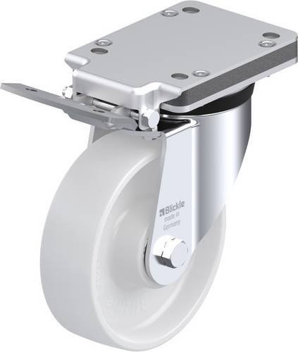 Blickle LK-PO 160K-IS Lenkrolle mit Feststeller, Rad-Durchmesser: 160 mm, Tragfähigkeit: 450 kg - Bild 1