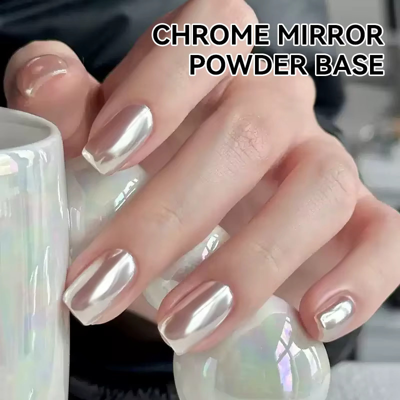 BORN PRETTY Chrome Base Gel-Nagellack, Metallic, 10 ml - Bild 2