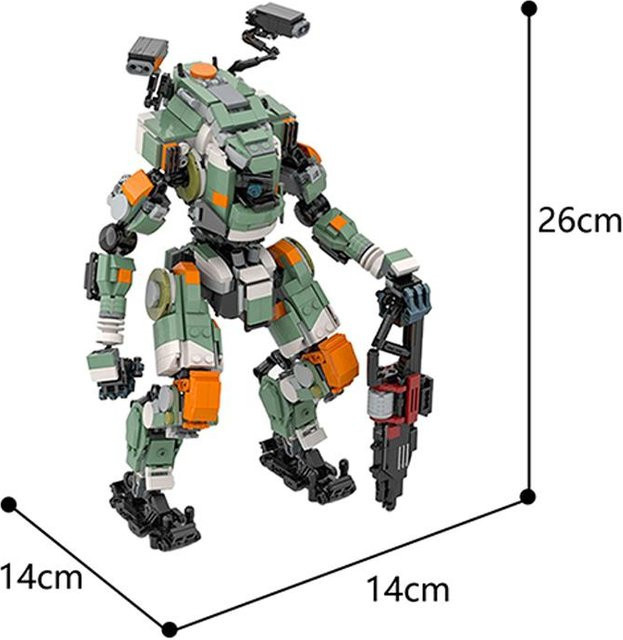 LEQUMOC Titanfall BT-7274 Titan der Vanguard-Klasse, Roboter Mecha Figuren Bausteine, ab 6 Jahren - Bild 1