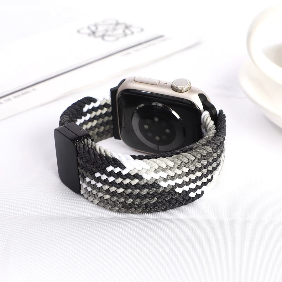 LCAPLE Uhrenarmband, geflochten, Schwarz, Unisex - Bild 1