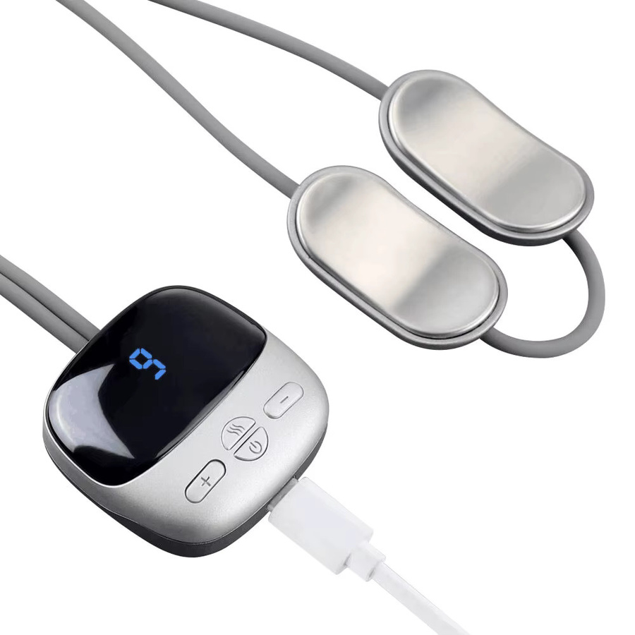 Maelsrom Nackenmassagegerät mit EMS & TENS, Silber, Grau, Unisex - Bild 2