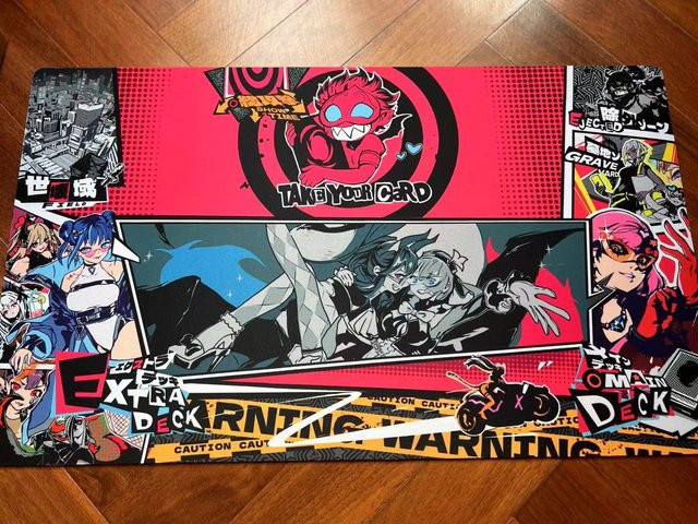 Yu-Gi-Oh! Fabled Lurrie & LiveTwin Spielmatte, Gummi - Bild 1
