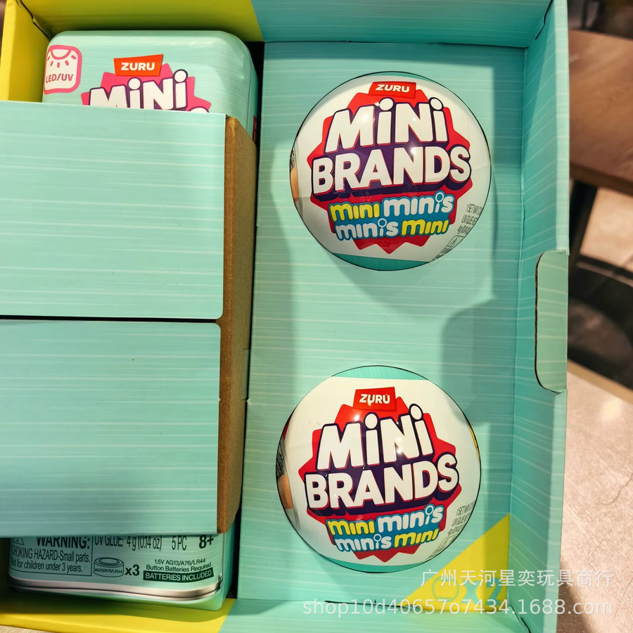 Zuru Mini Brands Fill The Fridge Spielset, LED-beleuchteter Mini-Kühlschrank - Bild 2