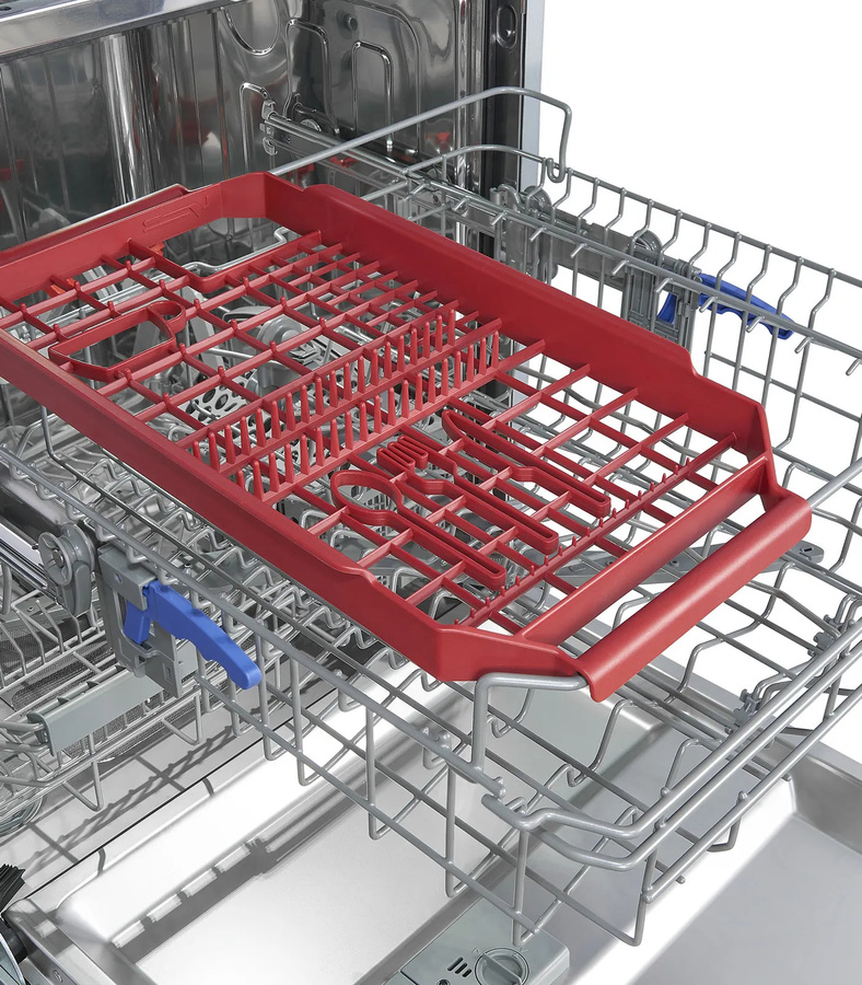 Exquisit EGSP9414-E-030D Einbau-Geschirrspüler in Silber mit Aquastop und automatischem Türöffnen - Bild 2