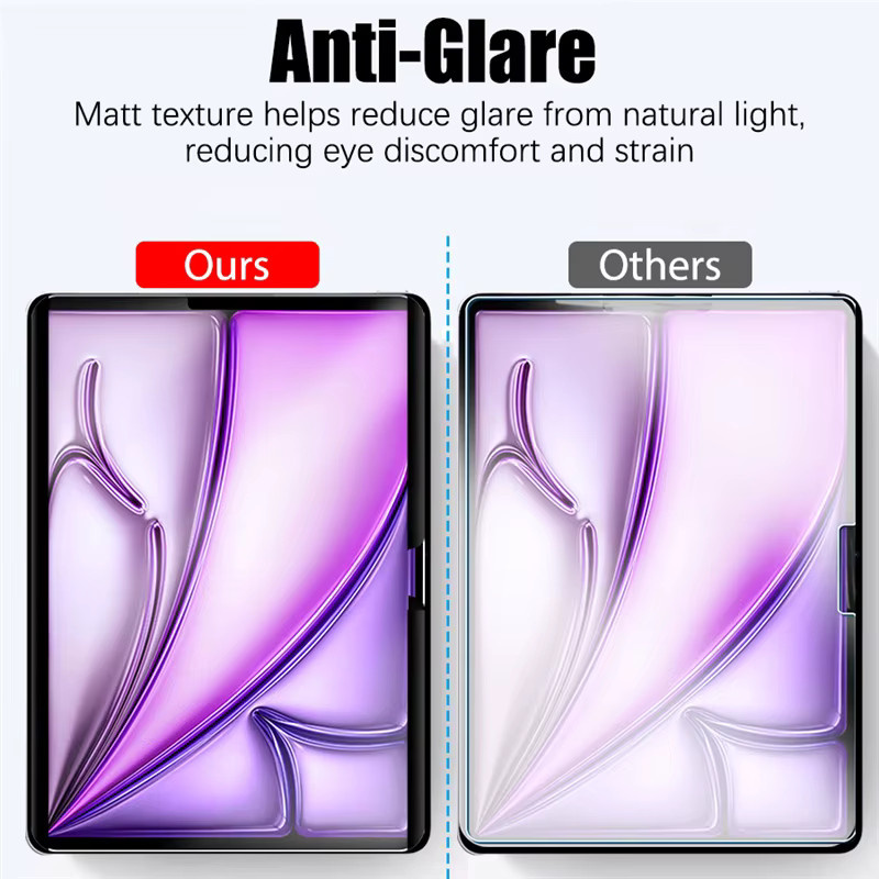 Magnetische Displayschutzfolie mit Papiergefühl für iPad Air und iPad Pro, transparent - Bild 3