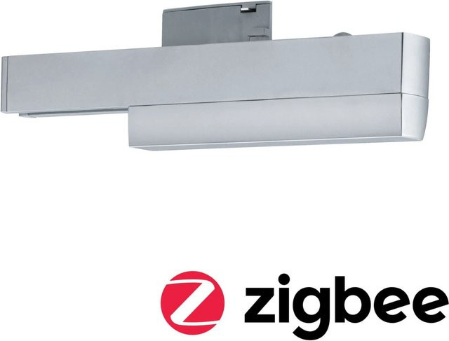 Paulmann Smart Home Zigbee URail Spotadapter für Hochvolt-Schienensysteme, Chrom matt, dimmbar 0-50W - Bild 1