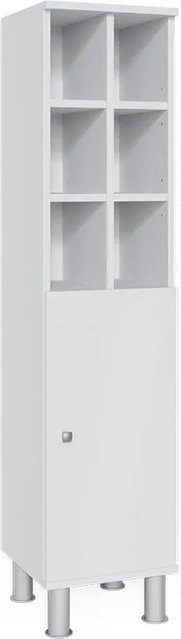 Vicco Badschrank Fynn Midischrank in Weiß mit 8 Fächern, B: 30 cm, H: 130 cm - Bild 2