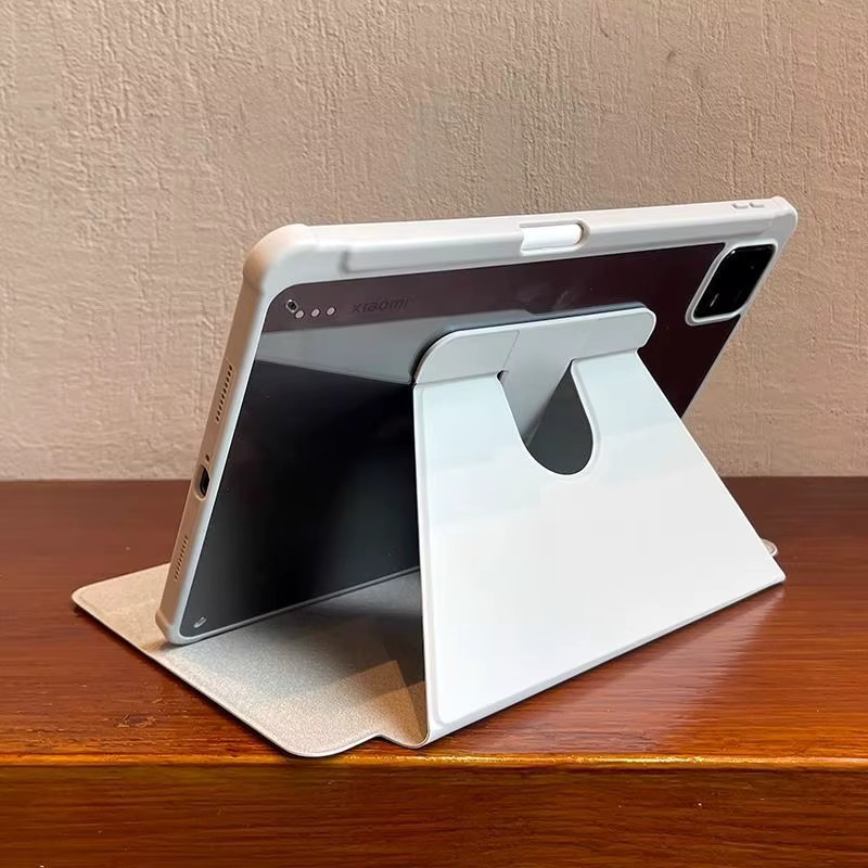 Stoßfeste Smart Case für Xiaomi Redmi Pad SE und Pad Pro in Pink - Bild 3