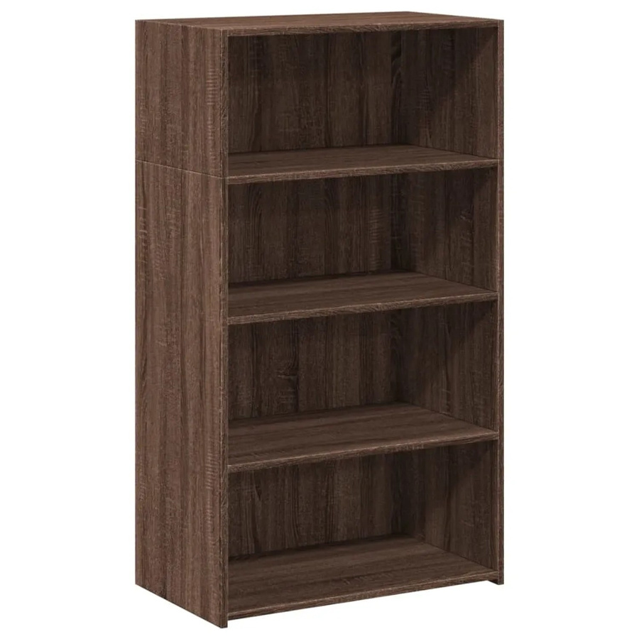 vidaXL Highboard in Eiche Braun aus Holzwerkstoff, modern und freistehend, B/T/H: 70 x 41 x 124 cm - Bild 2