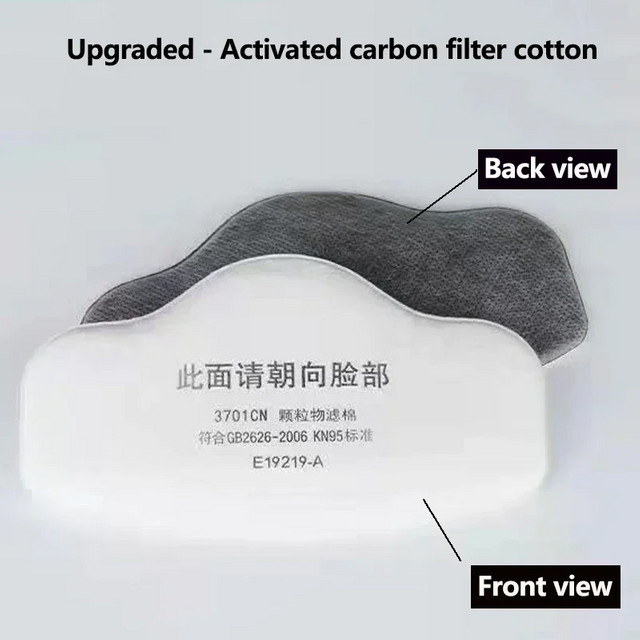 Aktivkohle-Staubschutzfilter Upgrade PM2.5 für Sprühlackierung, Bergbau und Holzbearbeitung - Bild 1