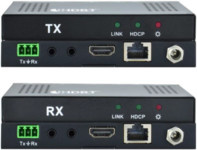 Vivolink VL120016 Audio- und Video-Leistungsverstärker AV-Sender und -Empfänger in Schwarz mit Full HD, HDMI und RS-232 Anschlüssen - Bild 1