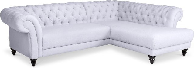 Polsterecke Sansibar Lund in Grau mit Stoffbezug und Armlehnen, L-Form, B: 270 cm, T: 174 cm, H: 80 cm - Bild 1