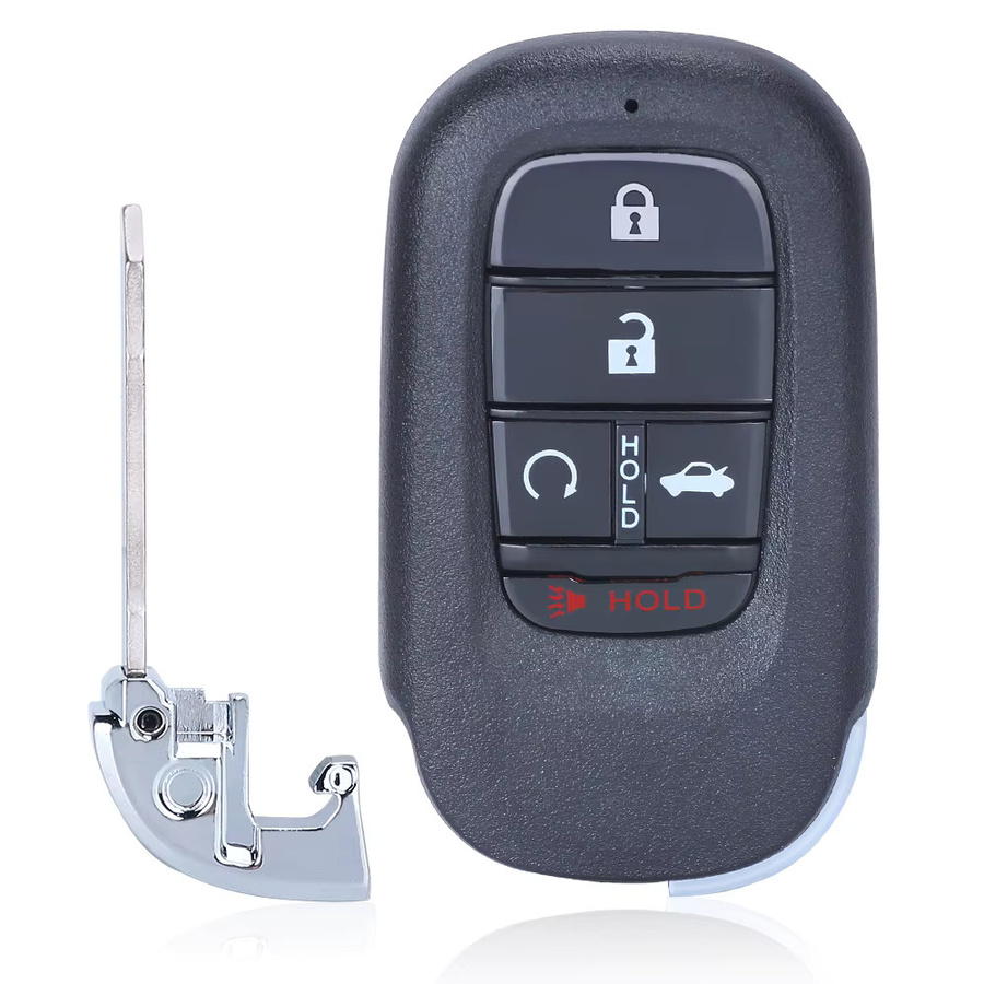 DIYKEY KR5TP-4 Smart-Remote-Schlüsselanhänger für Honda Accord, Civic und CRV, Farbe: Schwarz, 433,92 MHz - Bild 3
