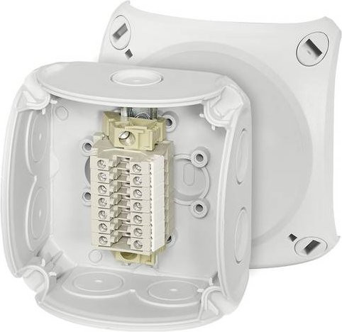 Hensel RK 0207 T Installationsverteiler Reihenklemmenkasten Grau B/T/H: 93 x 93 x 62 cm - Bild 1