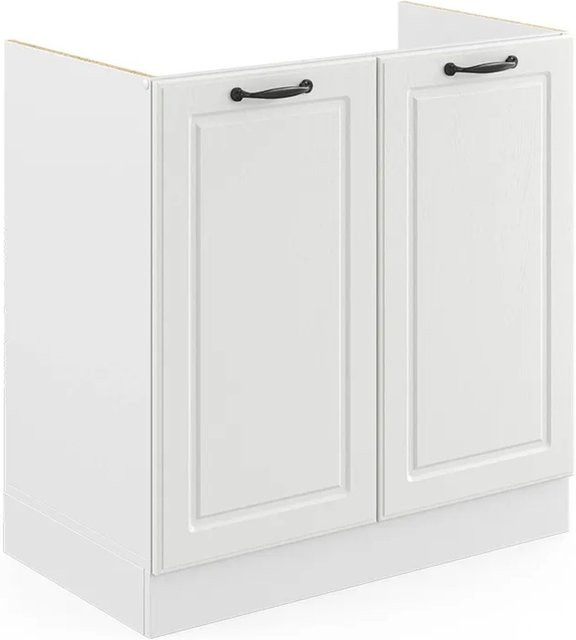 Vicco Spülenunterschrank R-Line in Weiß im Landhausstil, Breite: 80 cm - Bild 2