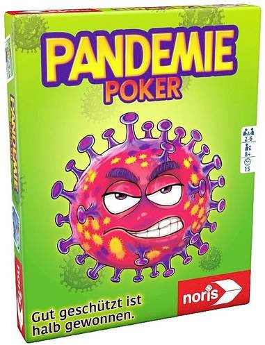 Pandemiepoker Kartenspiel für bis zu 6 Spieler ab 8 Jahren - Bild 1
