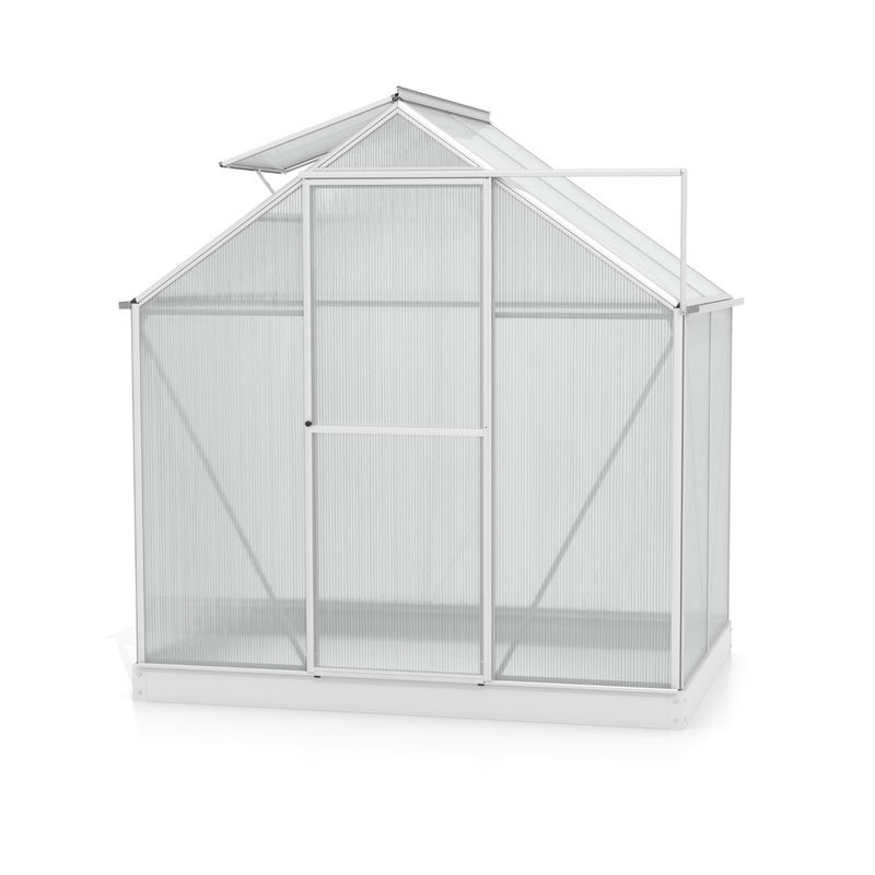 Vitavia Gewächshaus Triton 2500 mit Stahlfundament, eloxiertes Aluminium und 6 mm HKP-Verglasung, 2,5 m² - Bild 3