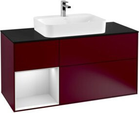 V&B Waschtischunterschrank Finion in Weiß lackiert, Breite: 120 cm, Tiefe: 50,1 cm, Höhe: 50,1 cm - Bild 1