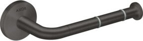 Hansgrohe Axor Uni. Circular Handbrause mit Aufputzhalter, Wandmontage, gebürstetes Schwarzchrom - Bild 1