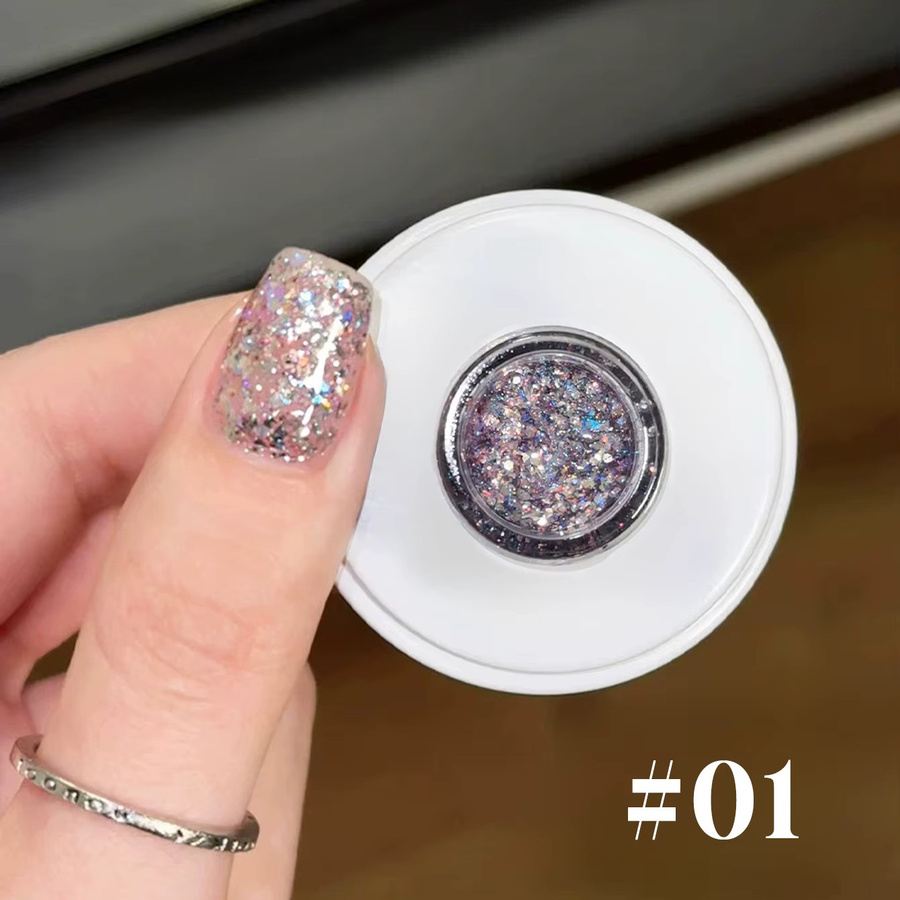 MIANEL Polar Day Galaxy Gel-Nagellack, 12 ml, schimmernd - Bild 3