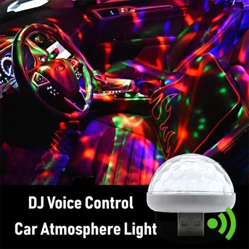 Stonego RGB LED USB Auto Innenbeleuchtung Kit in Mehrfarbig für Party und Atmosphäre - Bild 3