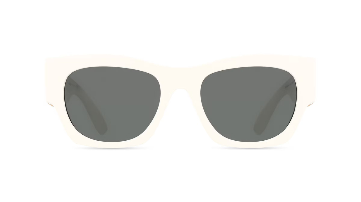 Versace VE4479U Sonnenbrille, Vollrand, quadratisch, Kunststoff, weiß, grau, Herren - Bild 1