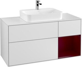 V&B Waschtischunterschrank Finion in Weiß lackiert, Breite: 120 cm, Tiefe: 50,1 cm, Höhe: 50,1 cm - Bild 1
