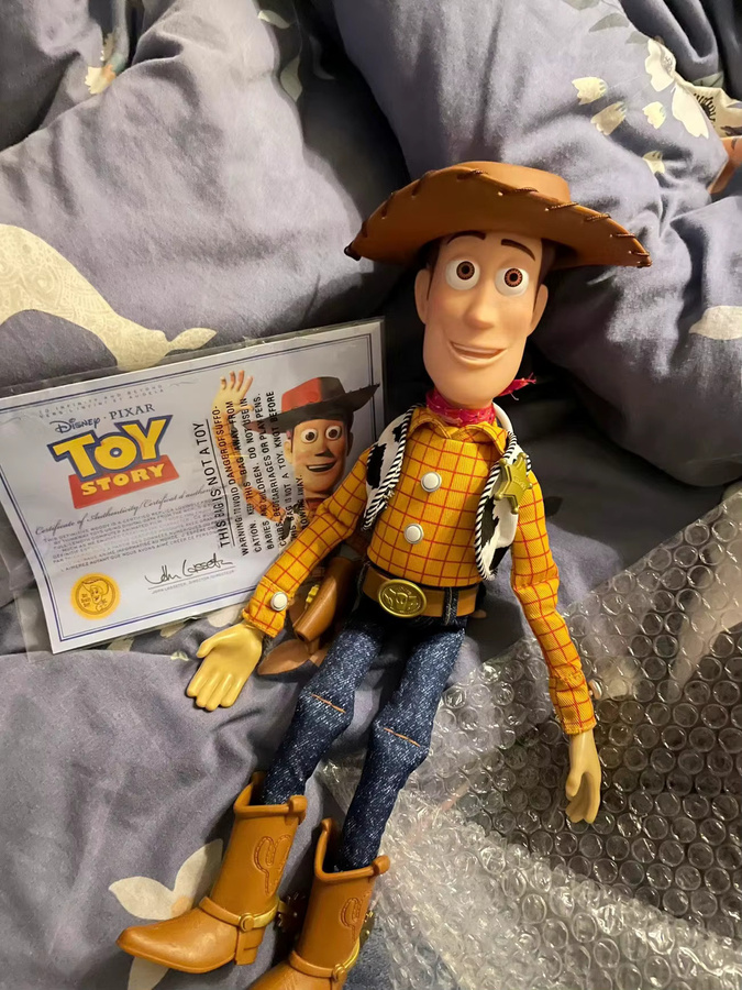 Disney Toy Story Woody-Actionfigur, Charakterpuppe, 40 cm, mit englischem Sound - Bild 5