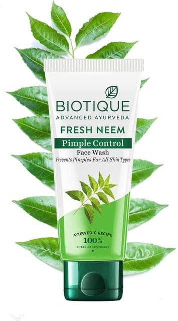 Biotique Fresh Neem Gesichtswash, 150 ml, Gel, Unreine Haut / Akne - Bild 1