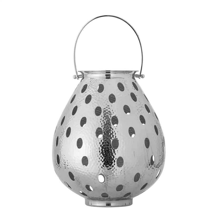 Bloomingville Laterne Maika aus Aluminium in Silber - Bild 1