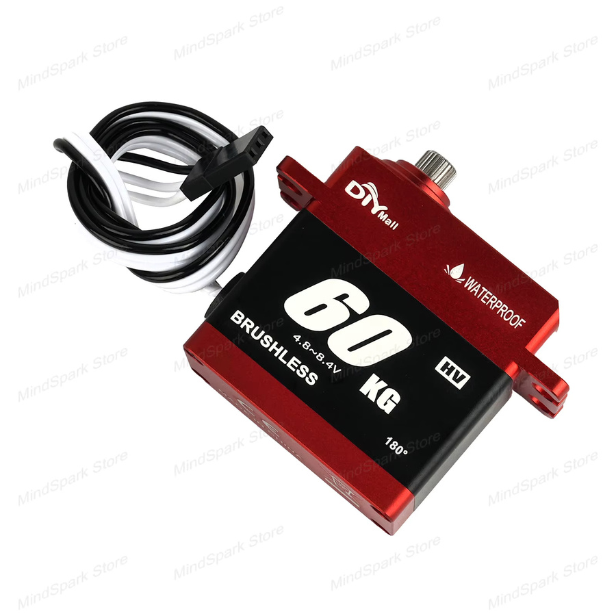 wishiot Digitales Servo, Metall, bürstenloser Motor, wasserdicht IP68 - Bild 2