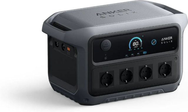 Anker SOLIX C2000 Gen 2 Tragbare Powerstation 2048 Wh 2400 W Schwarz - Bild 1