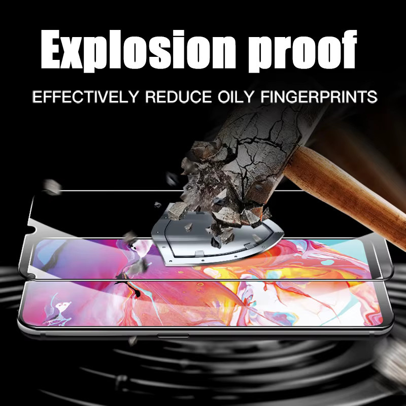 3er-Set gehärtetes Glas Displayschutz für Samsung Galaxy A52 A72 A02S A12 A22 A32 5G A51 A41 A31 A21 A21S A11 A01 A71 in Transparent - Bild 4