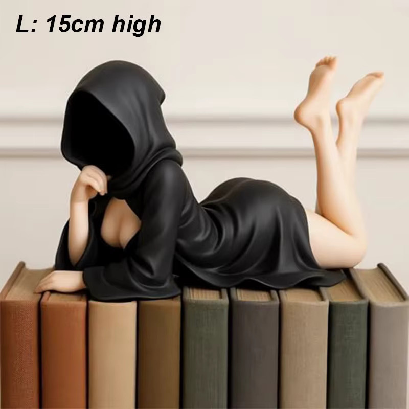 hot3D Mysterious Halloween Statue, Gothic Black-roben Königin Figur, Skulptur - Bild 4