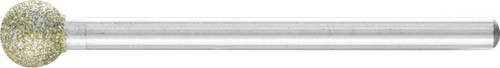 PFERD Diamant-Schleifstift Kugel Ø 6,0 mm mit 3 mm Schaft Durchmesser in Silber zum Gravieren und Entgraten - Bild 1