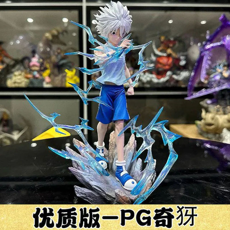 Bandai Killua Zoldyck GK Figur Deluxe Limited Edition Hunter X Hunter Anime Statue aus Kunstharz, mehrfarbig - Bild 1
