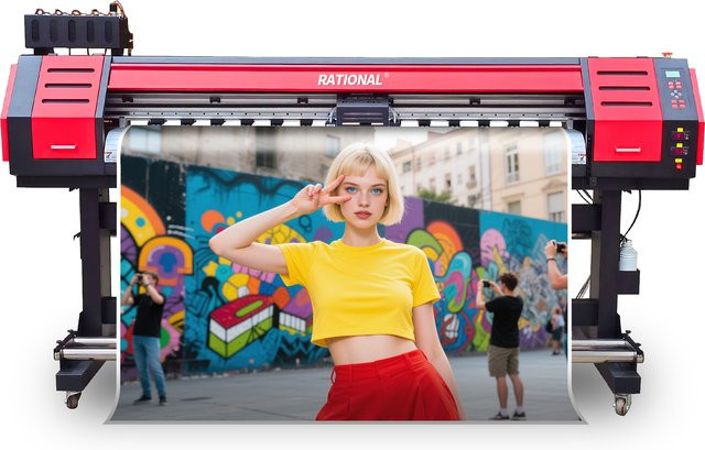 Eco Solvent XP600 Inkjet-Drucker für Banner, Aufkleber und Vinyl mit 1,8 m Druckbreite - Bild 1