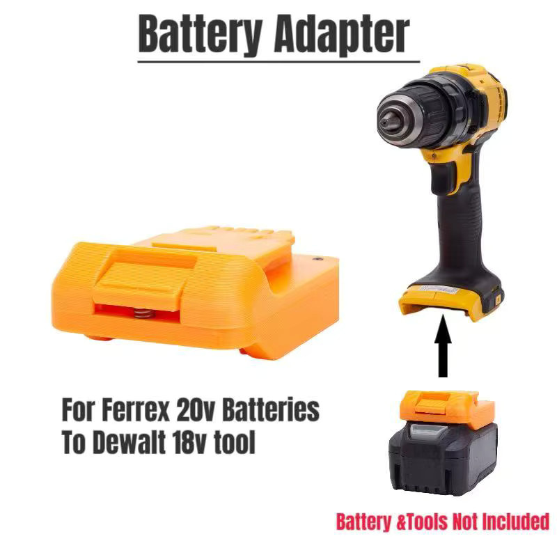 Batterieadapter Ferrex Activ Energy 20 V für Dewalt 18 V und 20 V Werkzeuganschluss - Bild 1