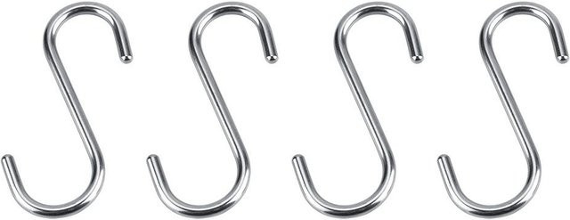 4er-Set S-Haken aus Edelstahl in Silber von TOMTOP JMS für Bad, Küche und Kleidung - Bild 1