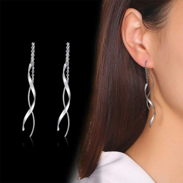 Vnox Ohrringe, Edelstahl, Gold, Damen - Bild 1