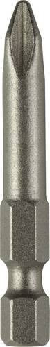 Bosch Kreuzschlitz-Bit PH 2 E 6.3 in Silber, 2 Stück - Bild 1