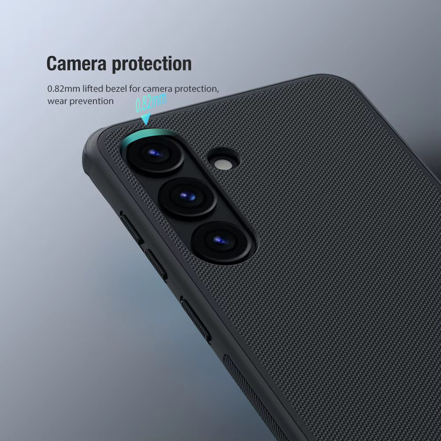 Nillkin Frosted Pro Schutzhülle aus TPU und PC für Samsung Galaxy S23, S24 Ultra, S25 FE Edge und S26 in Schwarz - Bild 1