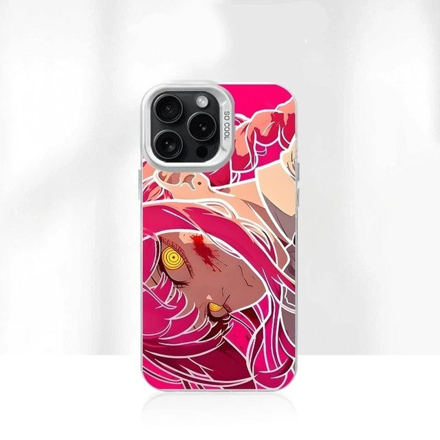 Stoßfeste Makima Handyhülle im Anime Chainsaw Man Design für iPhone Modelle, Multicolor - Bild 1
