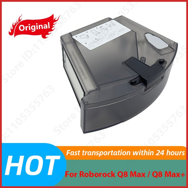 Roborock Ersatzteil-Set für Q8 Max und Q8 Max+ Ultron Lite mit Staubbehälter, HEPA-Filter und Wassertank in Transparent - Bild 1