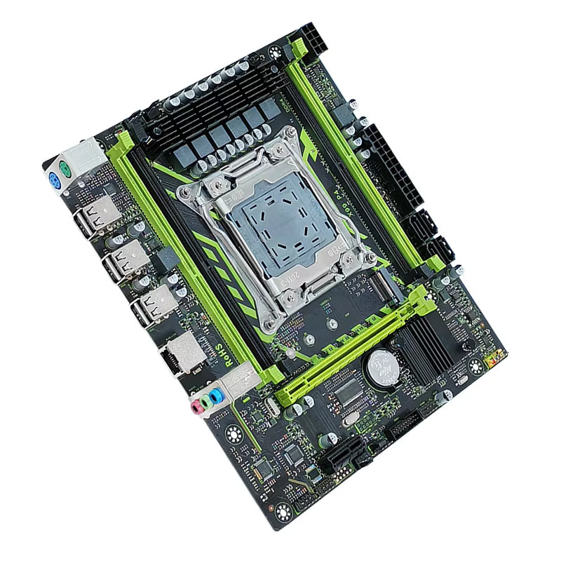 X99 P4 Gaming Computer Motherboard in Schwarz mit DDR4 Support für LGA 2011-3 E5 V3 V4 CPUs, PCIe x16 und NVMe M.2 Anschluss - Bild 4