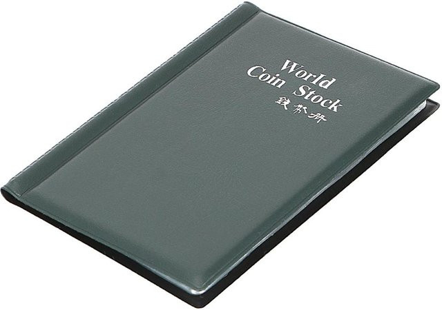 HILIFE Münzhalter-Album mit 120 Taschen in Grün zur Aufbewahrung deiner Münzsammlung - Bild 1